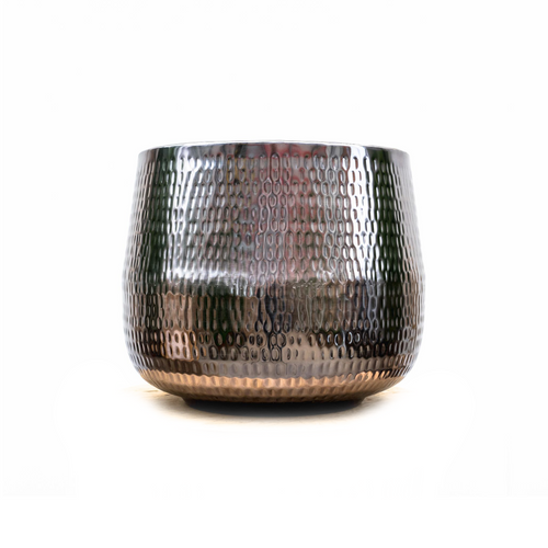 Jenna Lead Pot Donkergrijs – Moderne Plantenpot voor Kamerplanten