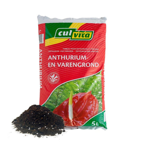 Culvita - Anthurium en Varengrond - potgrond geschikt voor Anthurium en Varens