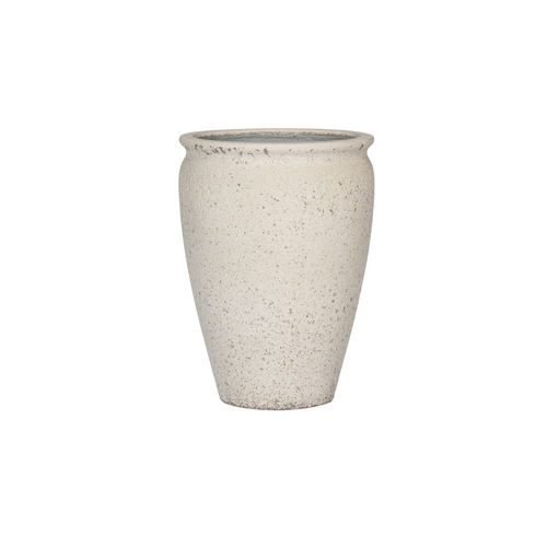 Artemis Bloempot Chalk White – Hoge Design Pot