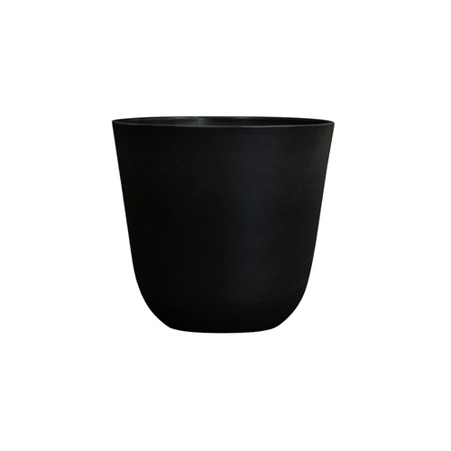 Pot Palermo Zwart Bloempot – Design Pot voor Binnen & Buiten