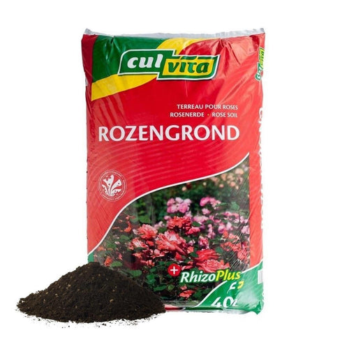 Culvita Rozengrond | Met RhizoPlus | Voor Struik-, Patio- en Potrozen | Seizoensvoeding