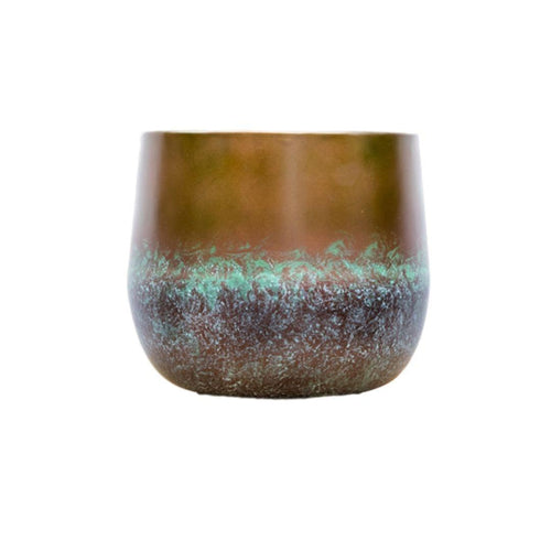 Elisa Mystic Bronze Plantenpot – Luxe Bronzen Sierpot