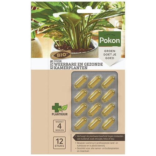 Bio Kuur Kamerplanten – 12 Capsules voor Gezonde Groei en Sterke Planten