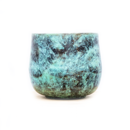 Elisa Mystic Green Plantenpot – Luxe Bronzen Sierpot